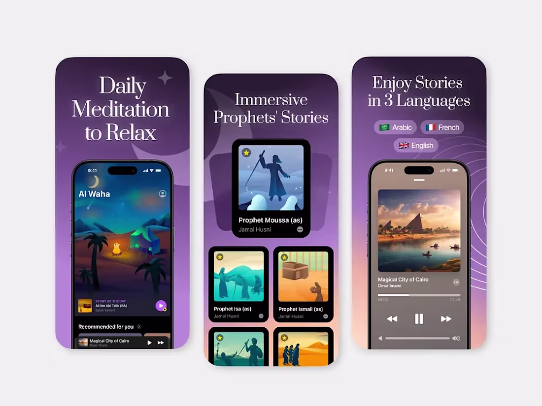 Cover image for Sleep & Meditation App Screenshots
