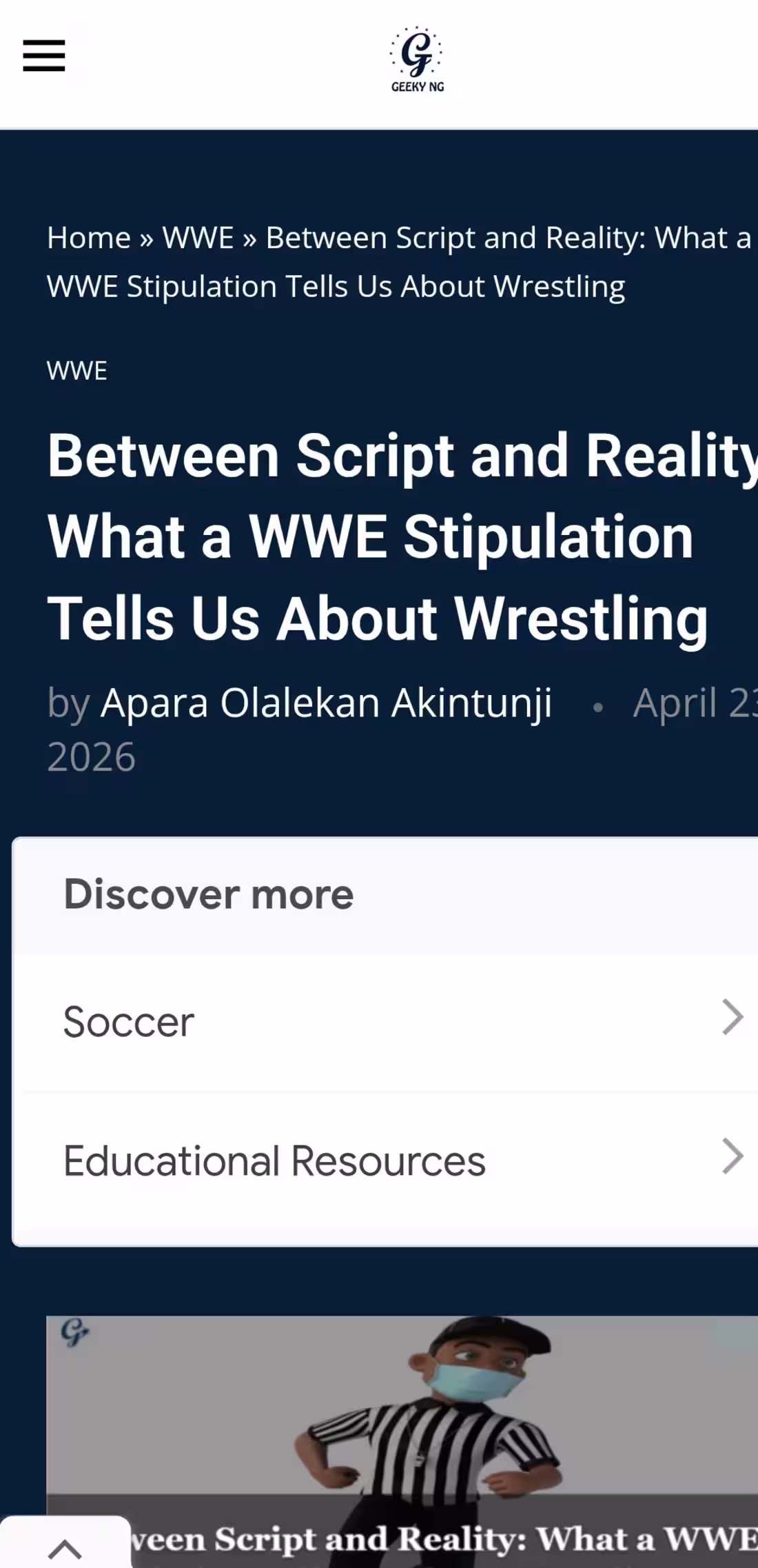 Cover image for What's your perception on WWE