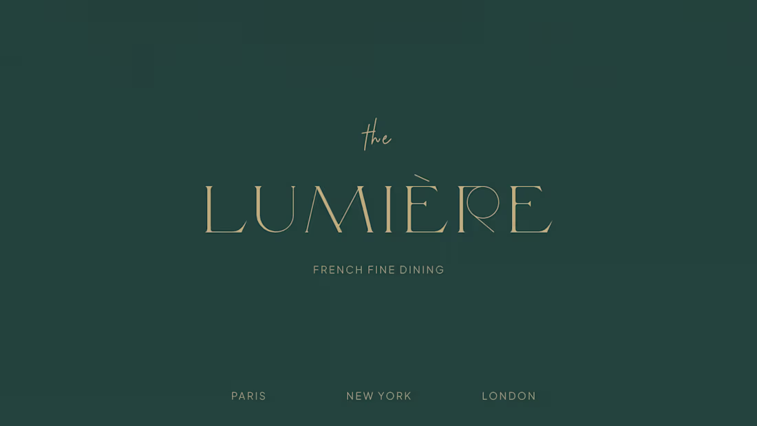 Cover image for The Lumière - Brand Design