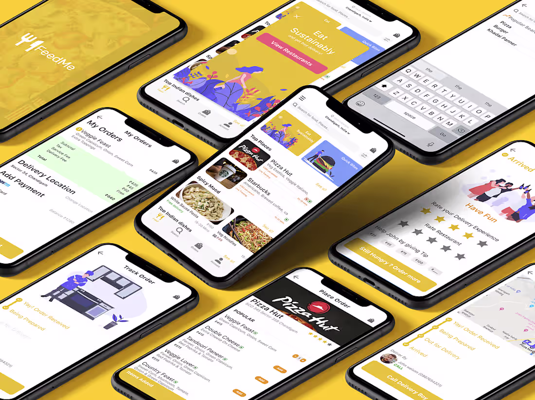 Cover image for Food delivery App (Case Study)