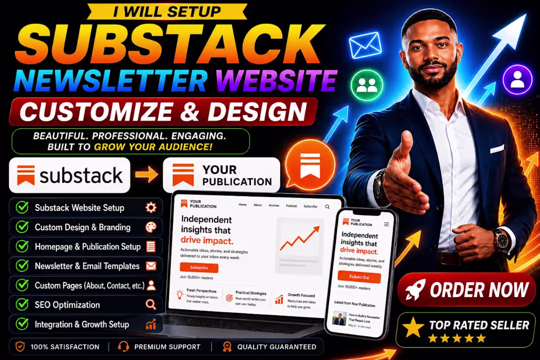 Cover image for Project Title: Substack Newsletter Customization