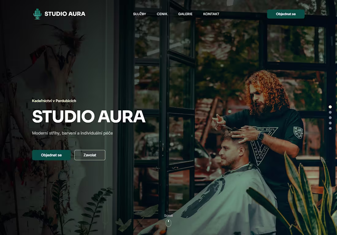 Cover image for Transform Your Hair Salon Online with Studio Aura's Website