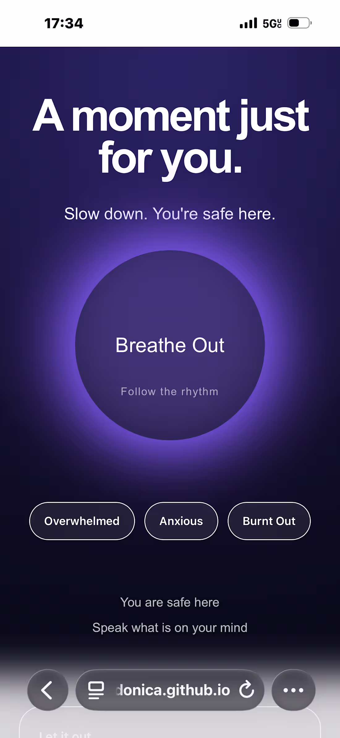 Cover image for Breathing Space