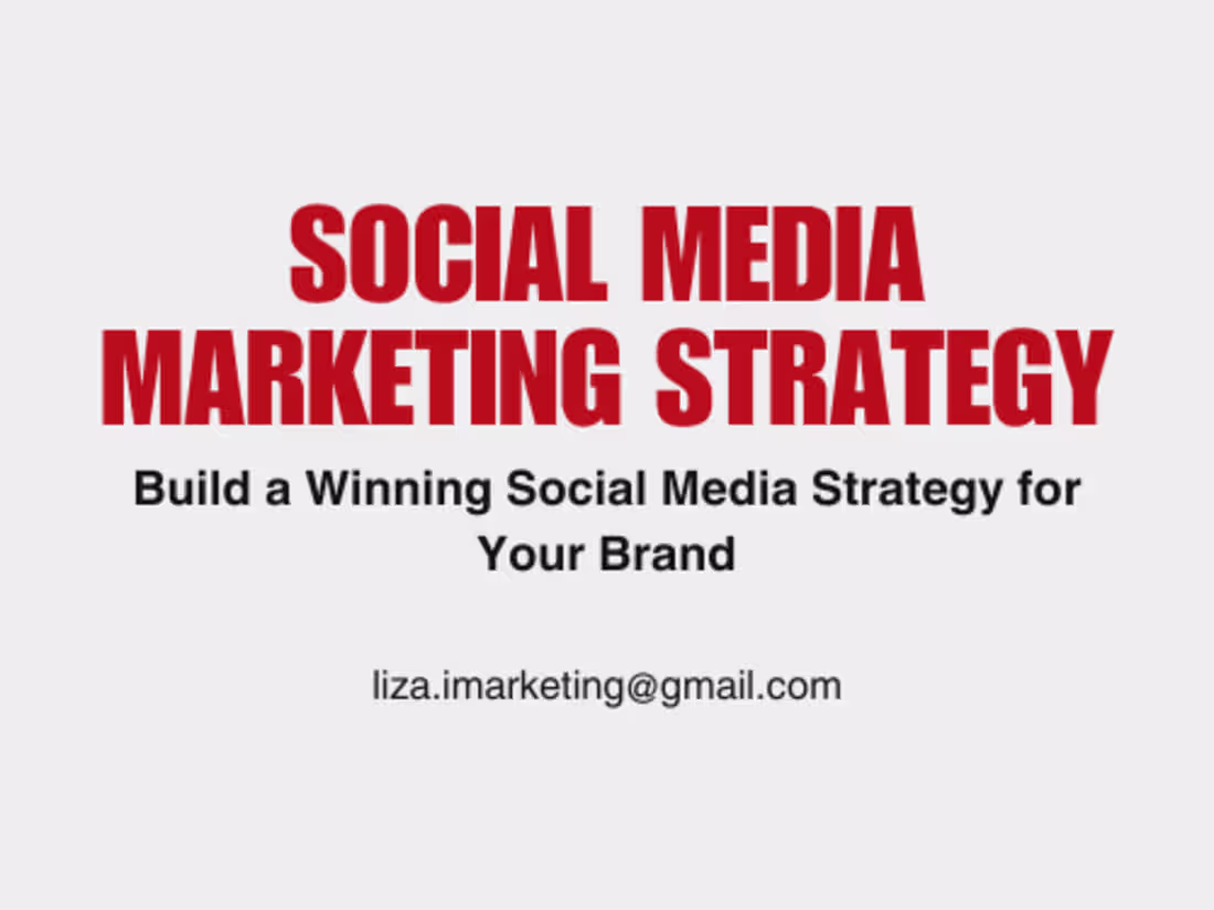 Cover image for Strategic Social Media Marketing for Brand Growth