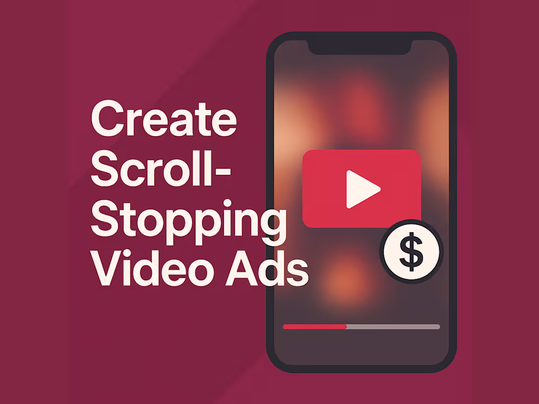 Cover image for I’ll create high-converting 15–60 sec video ad for Facebook & YT