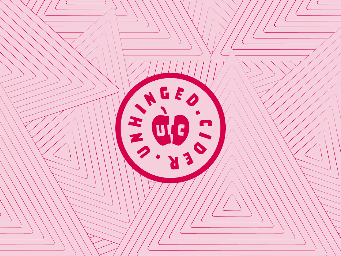 Cover image for Unhinged Cider // Brand Identity