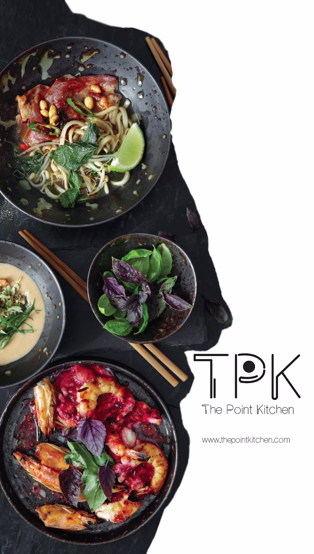 Cover image for MENU CARD | RESTAURANT | TPK | THE POINT KITCHEN :: Behance