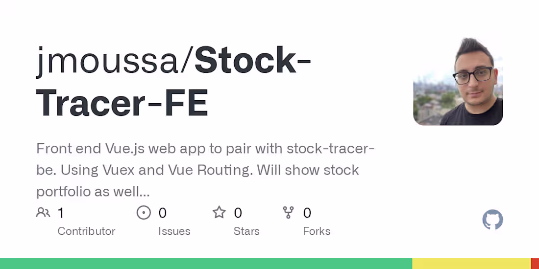 Cover image for Stock Tracer (Modified stock dashboard inspired by Robinhood)