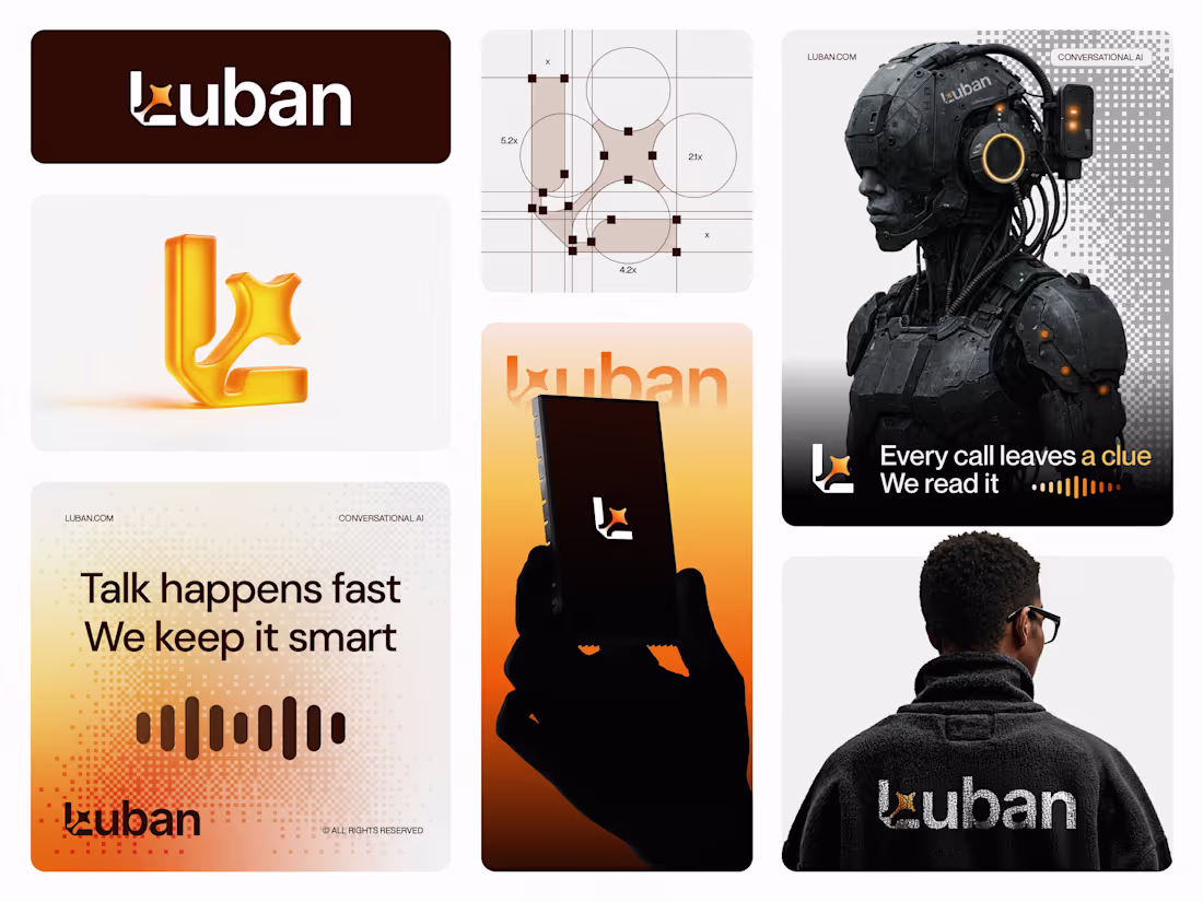Cover image for Luban™ Branding Case Study, Conversational AI Platform. Most...