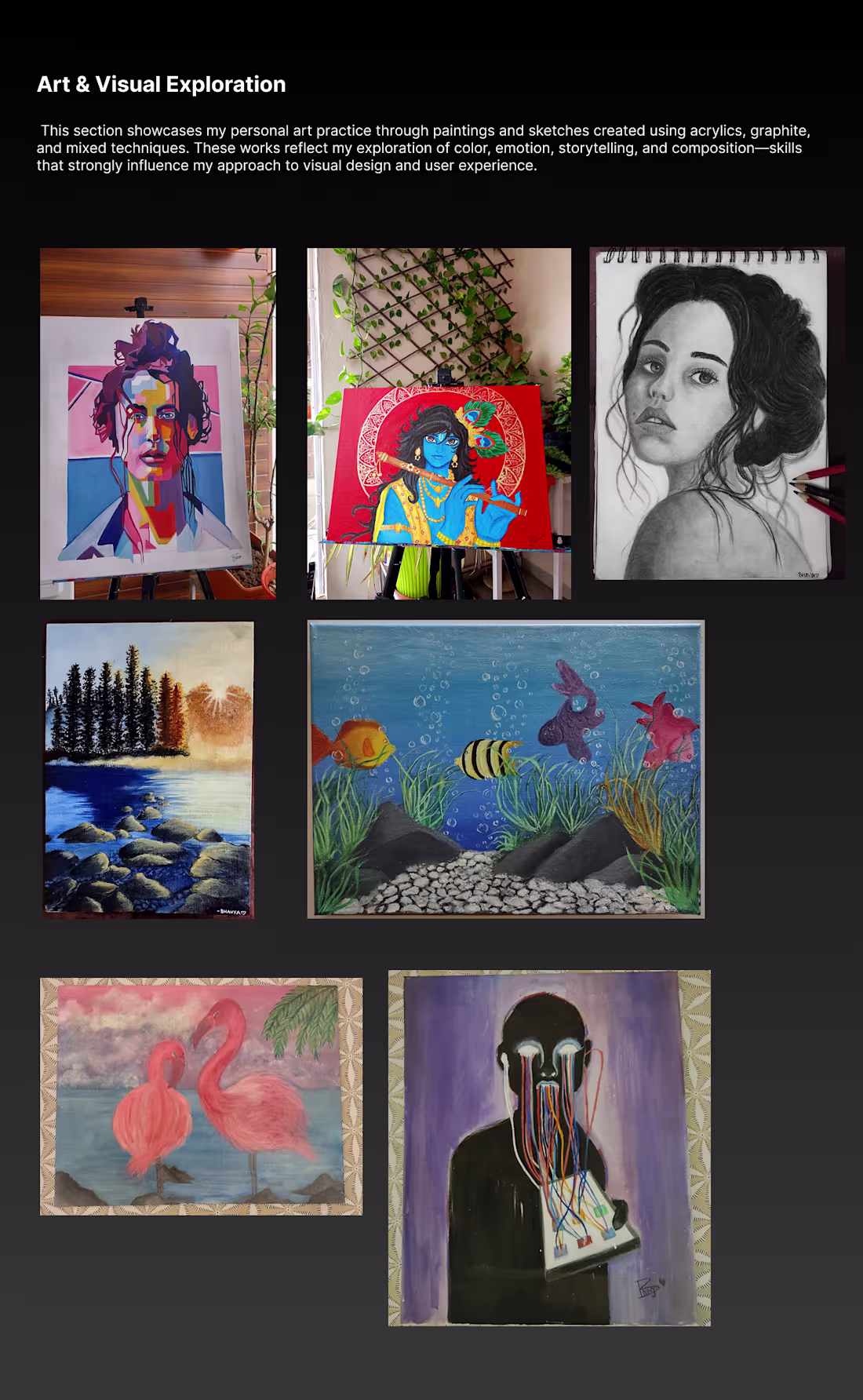 Cover image for Visual Explorations: Paintings & Sketches