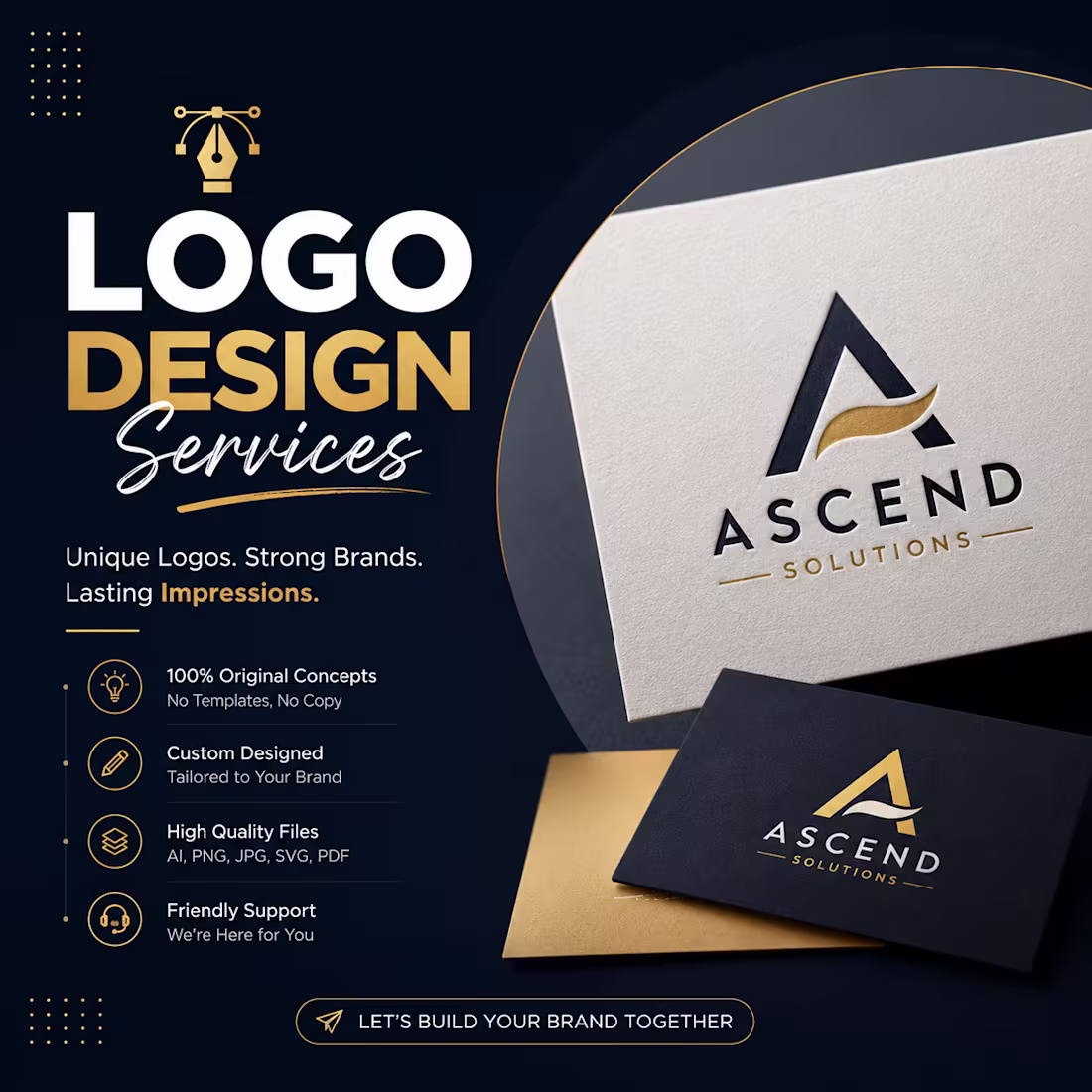 Cover image for Custom Logo Design – Build a Strong Brand Identity
