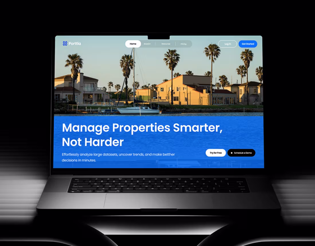 Cover image for Property Management Saas - Landing Page