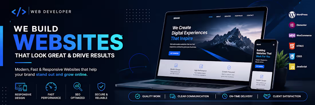 Cover image for Custom WordPress Website Design & Development
