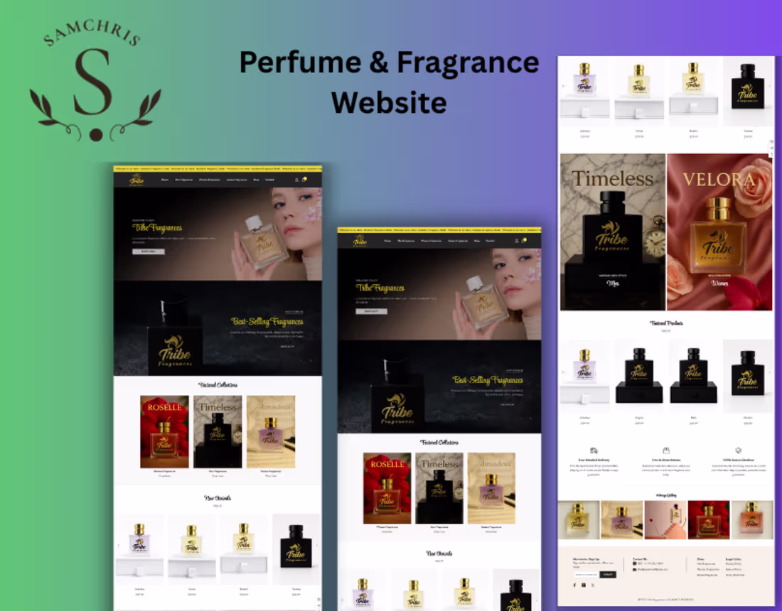 Cover image for Perfume & Fragrance Shopify Landing