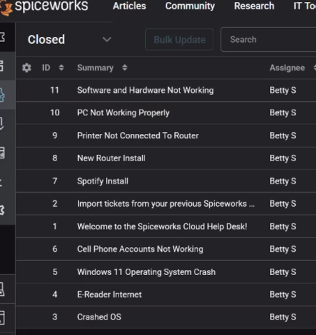 Cover image for IT Help Desk Ticketing