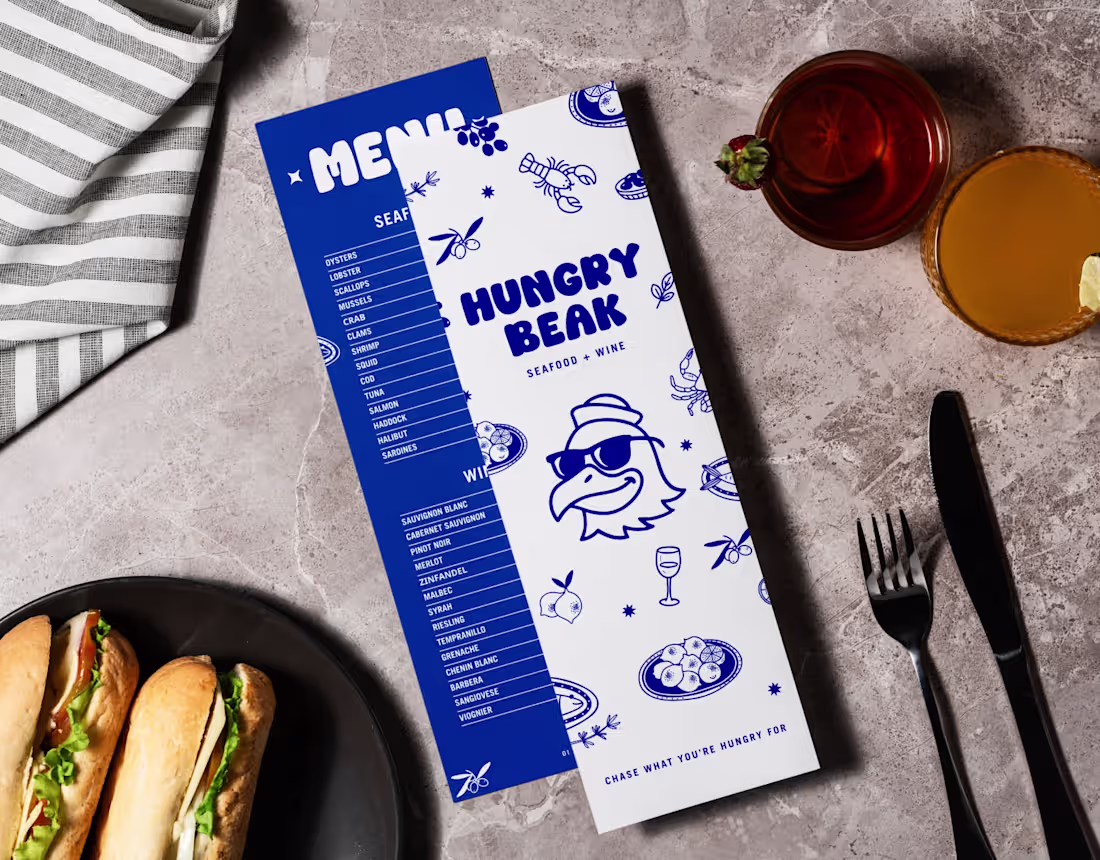 Cover image for Hungry Beak: Logo & Branding