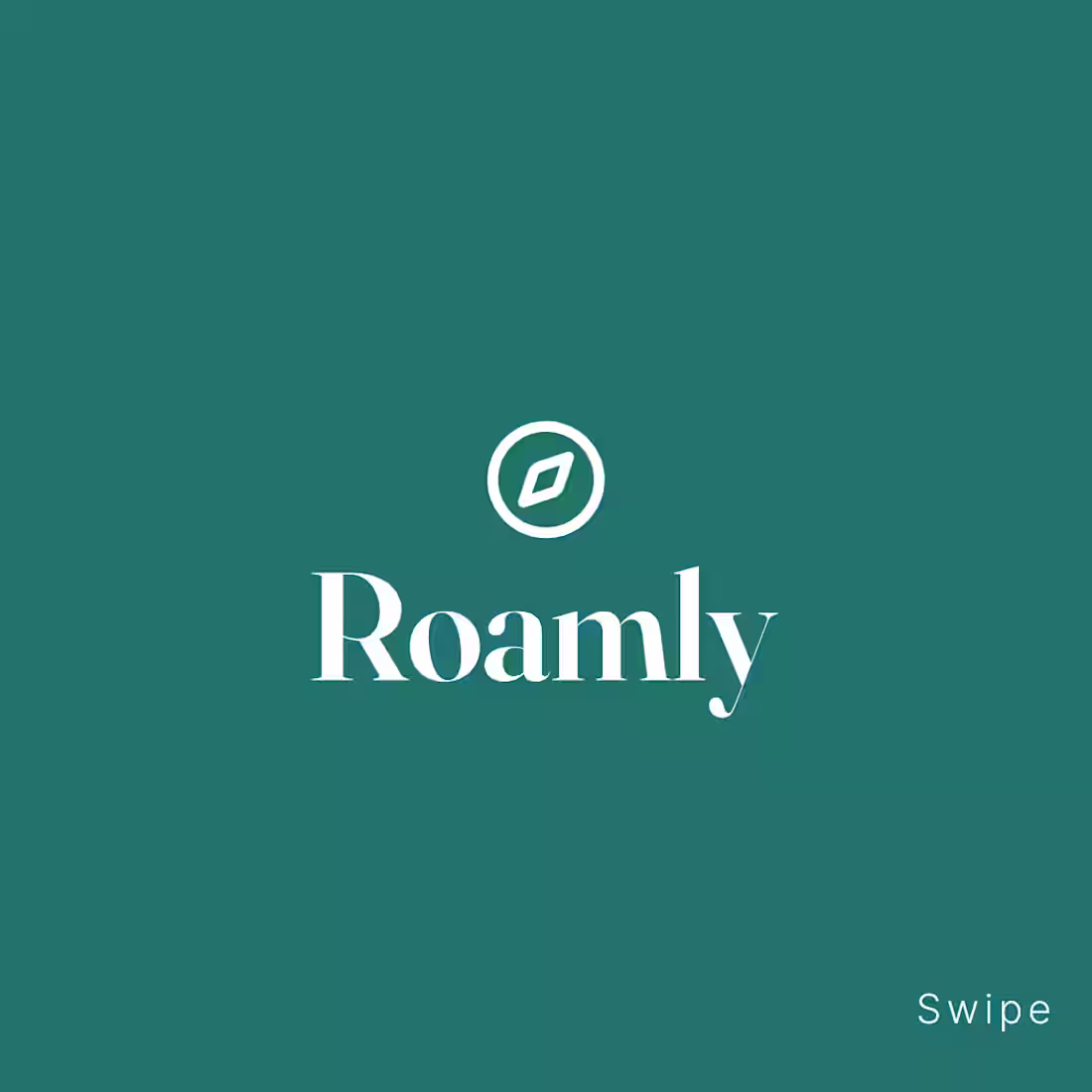 Cover image for Roamly — Travel App UI & Landing Page Design
