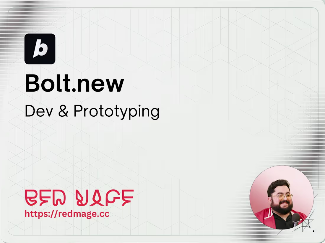 Cover image for Bolt – Dev & Prototyping