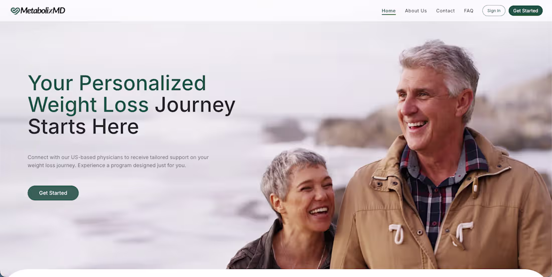 Cover image for Custom developed website - MetabolixMD
