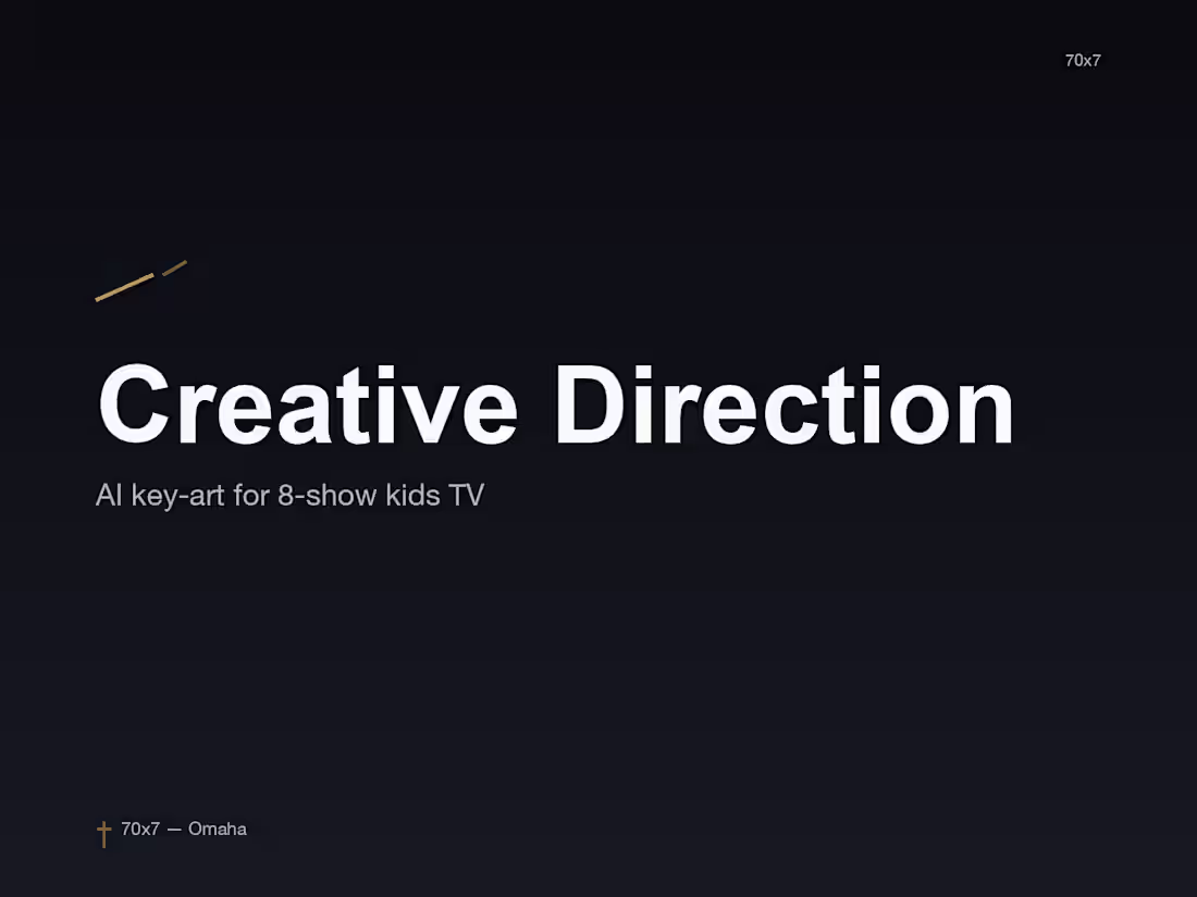 Cover image for Creative Direction for an 8-Show Kids TV Universe