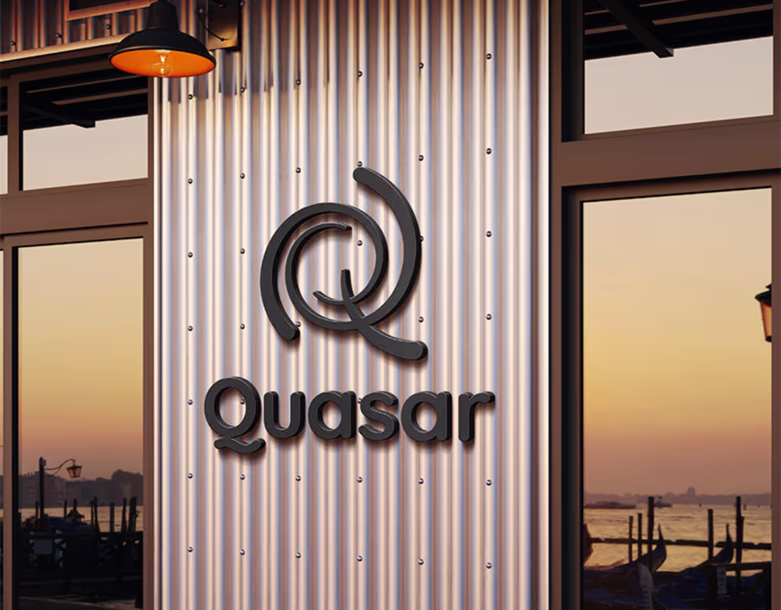 Cover image for Quasar | cafeteria brand identity