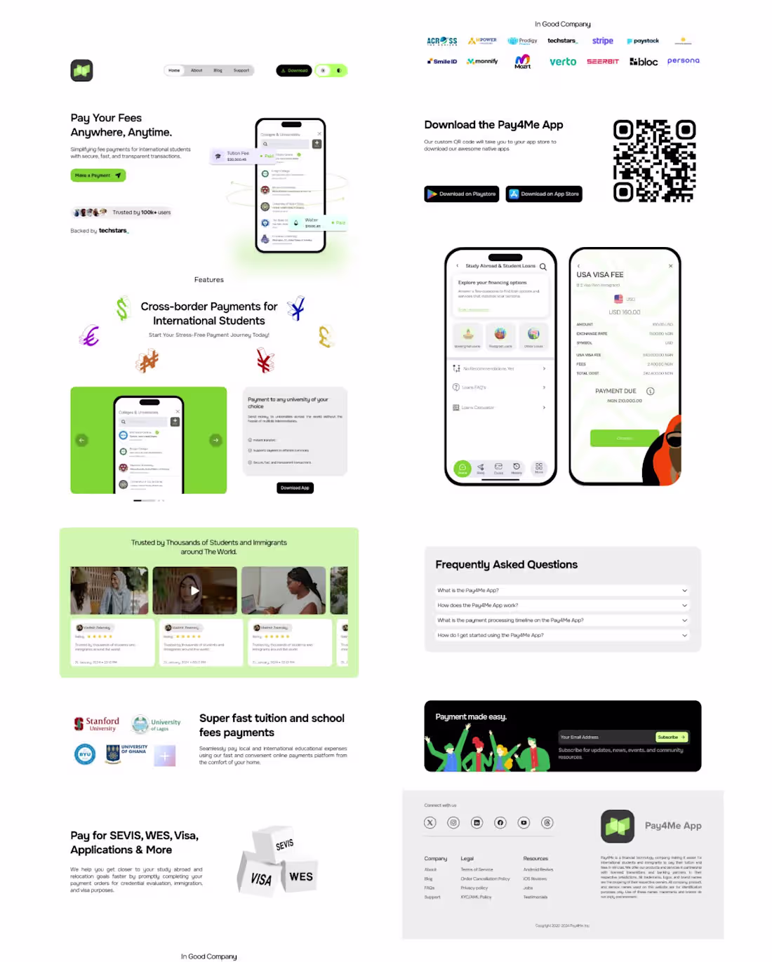 Cover image for Website Design for a payment app