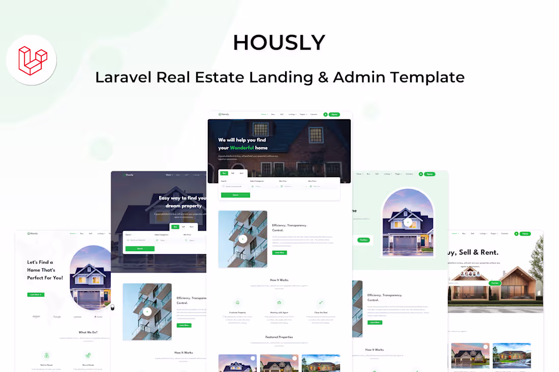 Cover image for Hously - Real Estate Landing