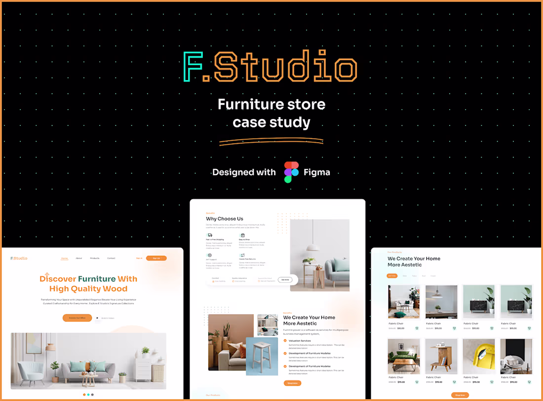 Cover image for F-Studio(Furniture Store) :: Behance