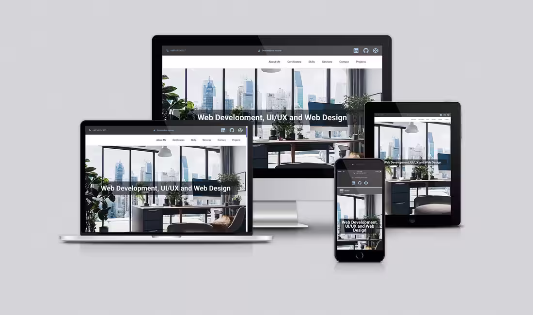 Cover image for A custom-built full-stack portfolio website