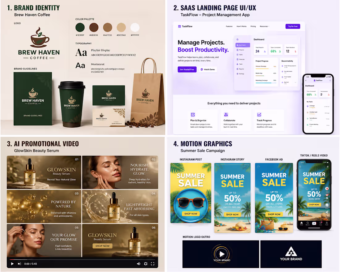 Cover image for Modern Brand Identity for a