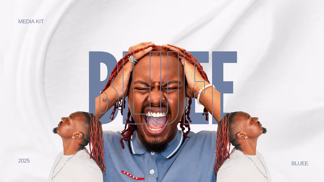 Cover image for Bluee — Artist EPK + Media Kit Design