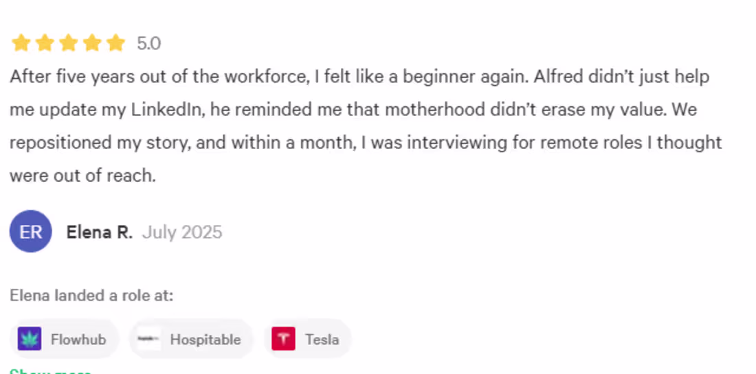 Cover image for From Stay-at-Home Mom to Tesla — Elena’s Story 🚀 When Elena...