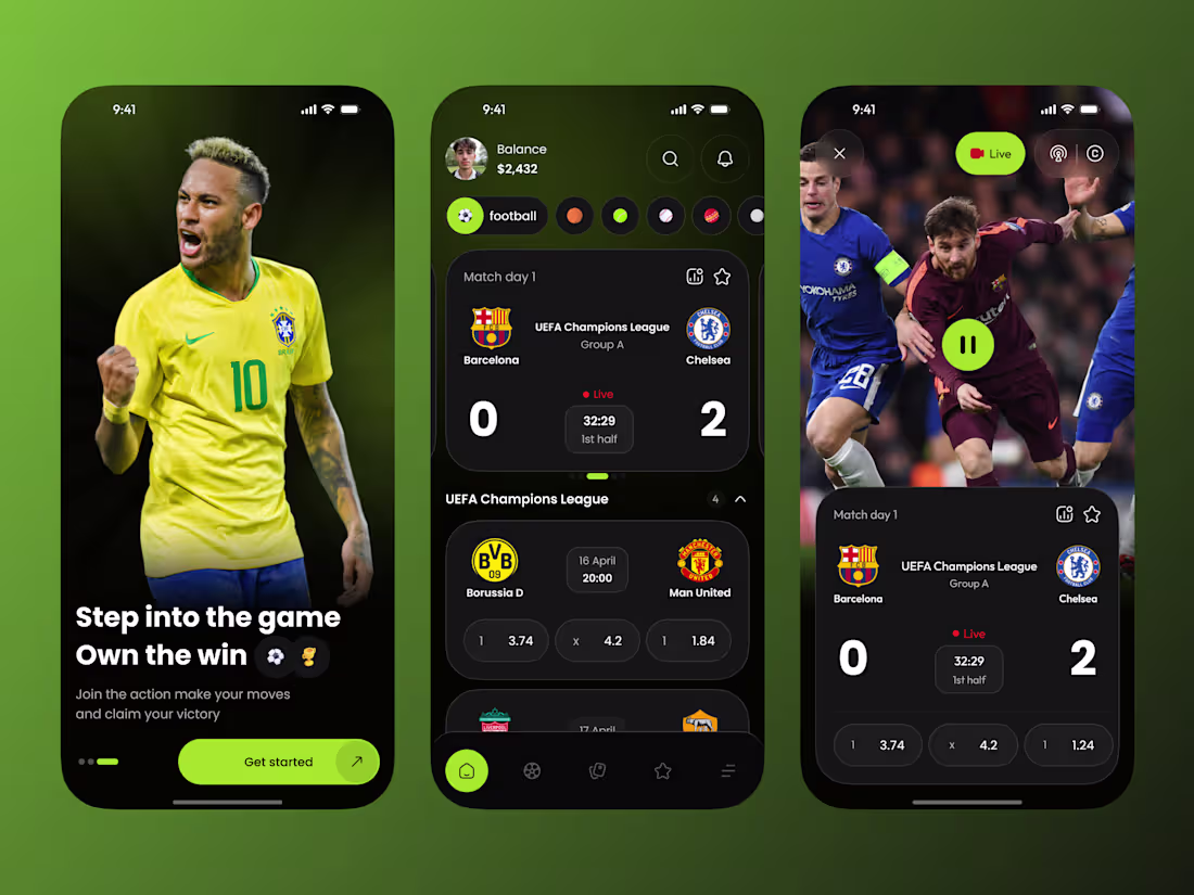 Cover image for Live Sports Streaming Mobile App