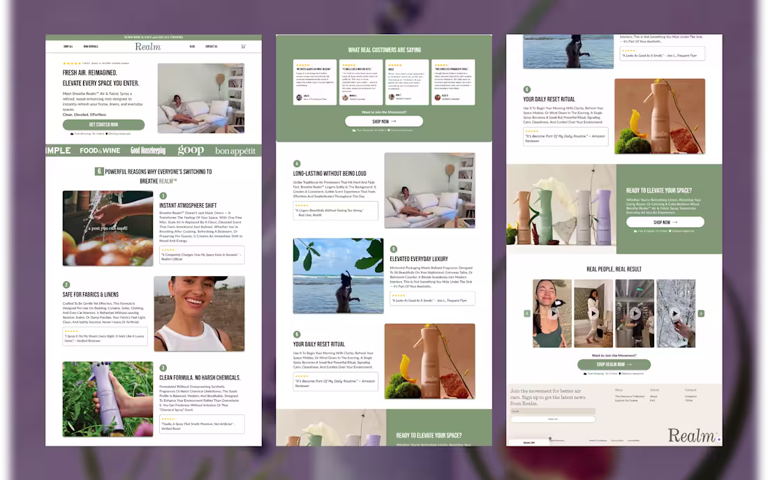 Cover image for Listicle Landing Page designed and
