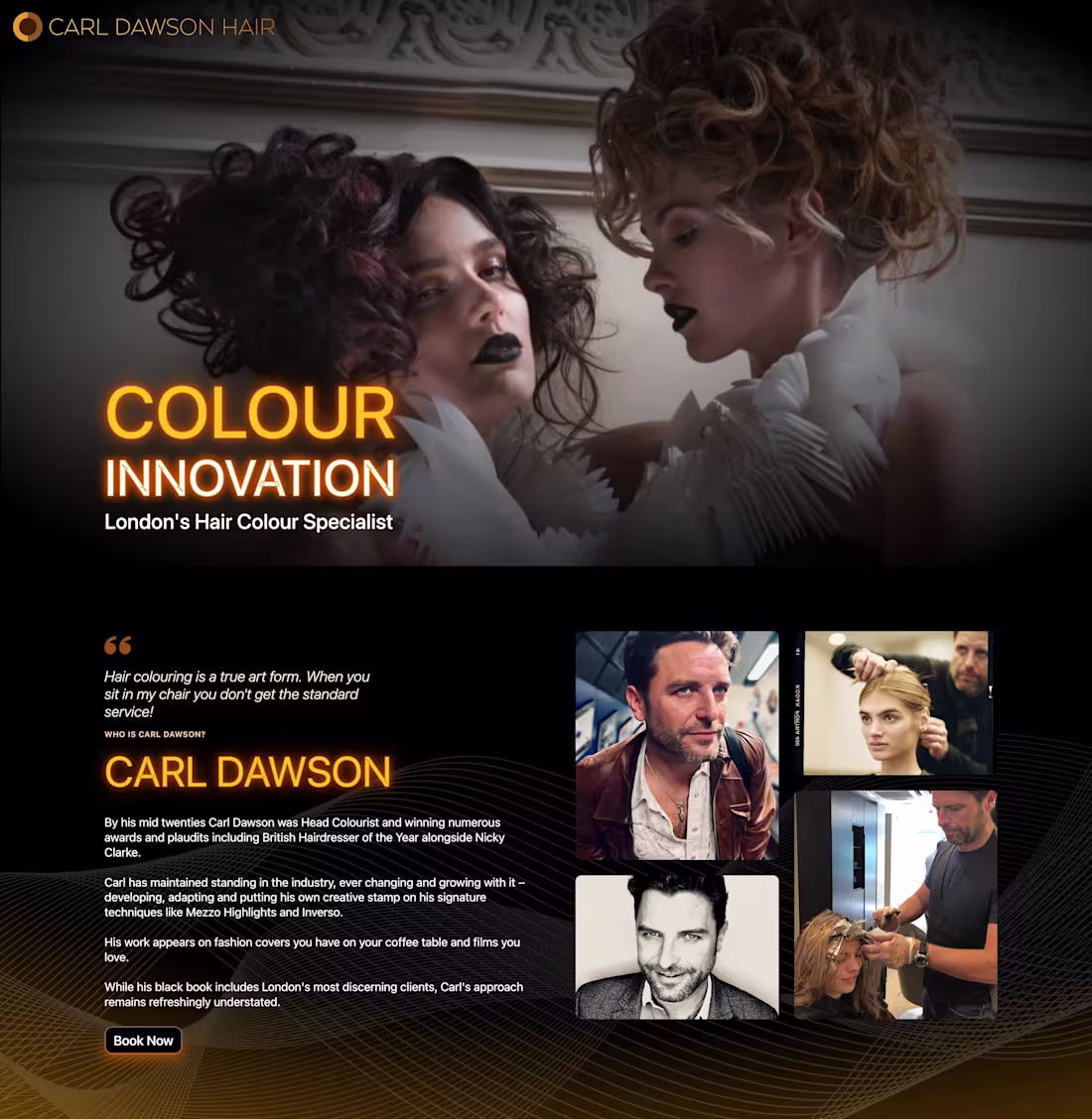 Cover image for Hair Colourist Landing Page