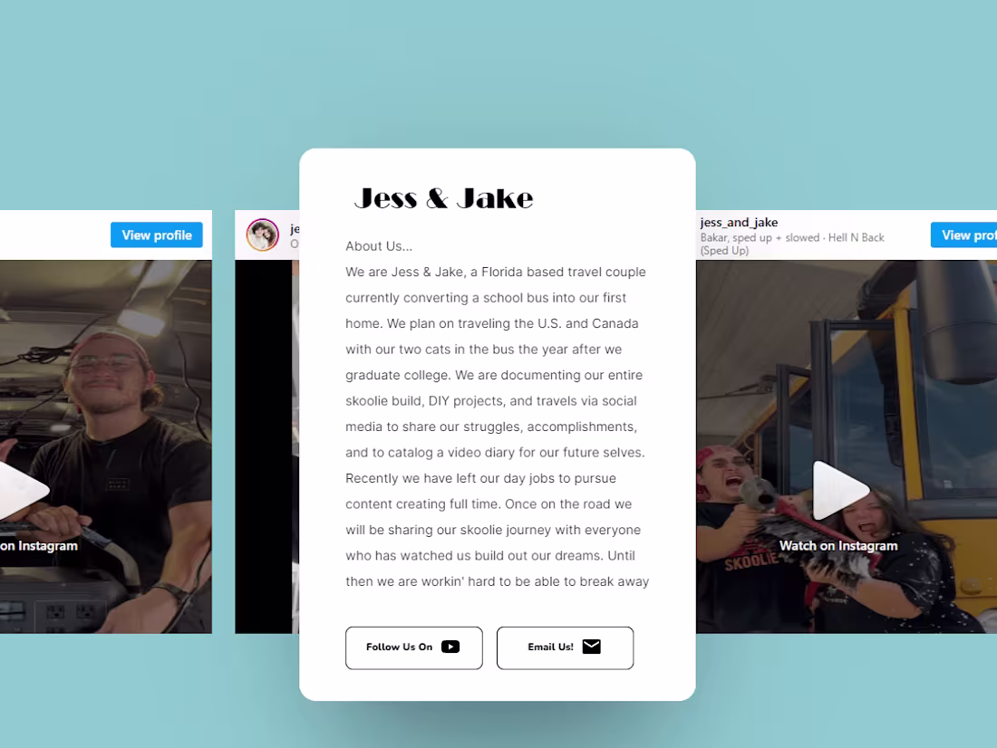 Cover image for Jess and Jake Portfolio