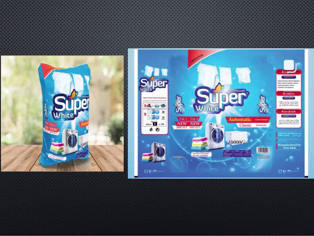 Cover image for A package Design for Laundry Powder