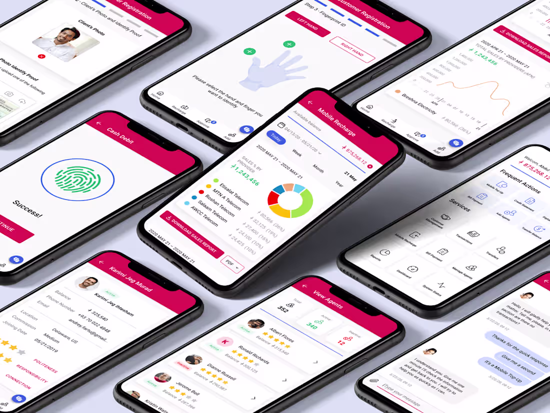 Cover image for Fintech mobile app for managing sales and distributor branches