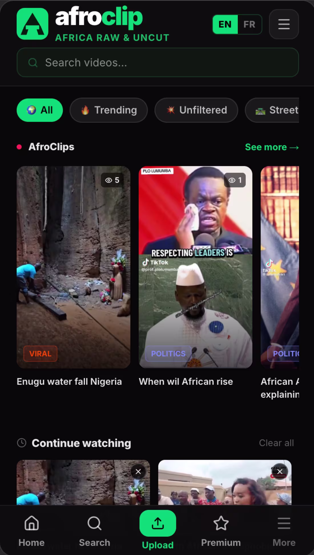 Cover image for Afroclip (afroclip.com (http://afroclip.com)) is a