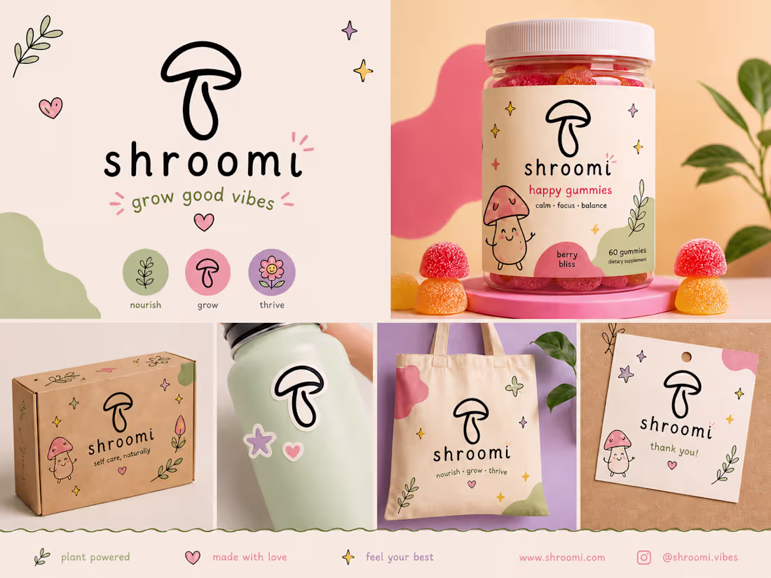 Cover image for The Shroomi logo was created