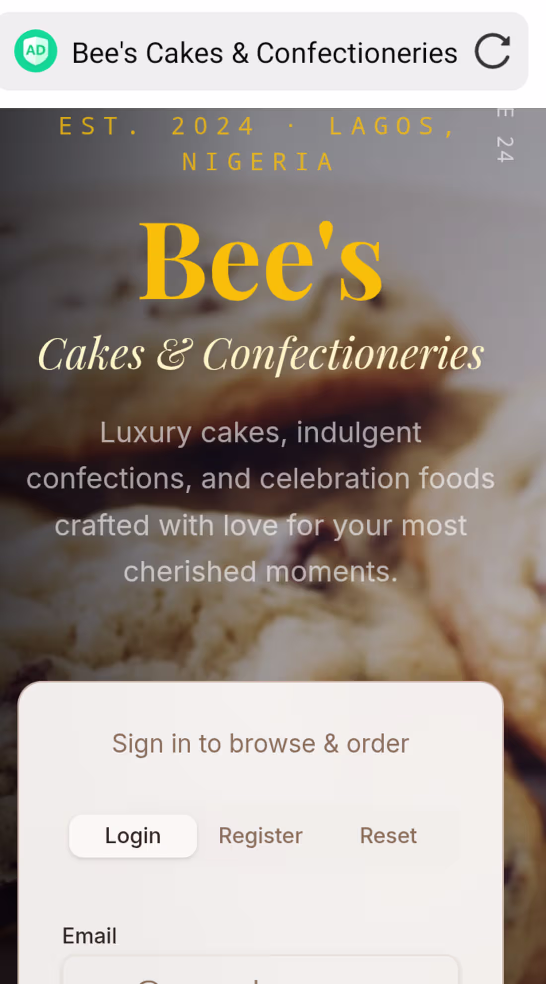 Cover image for Cake and confectioneries where you