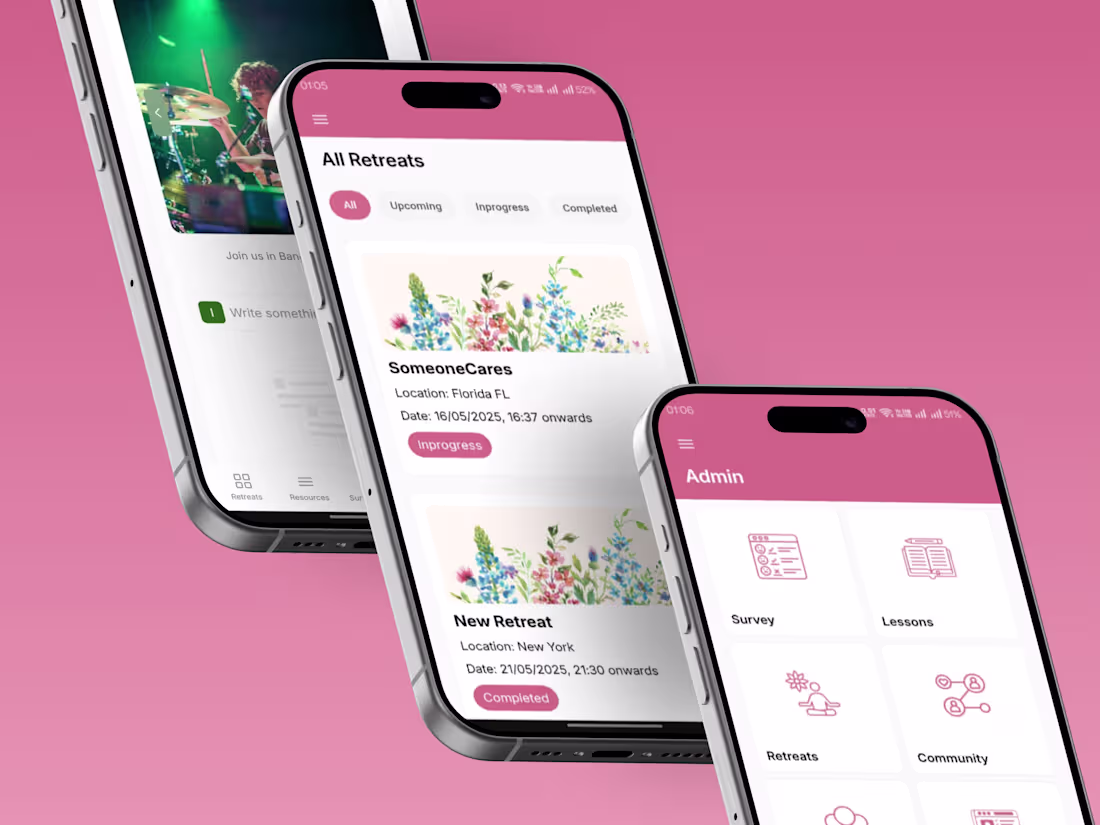 Cover image for Development of 'Someone Cares' Event Management App