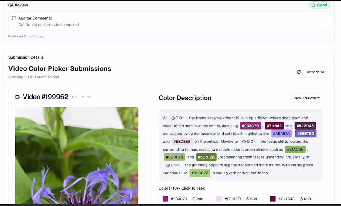 Cover image for Video / image color annotation