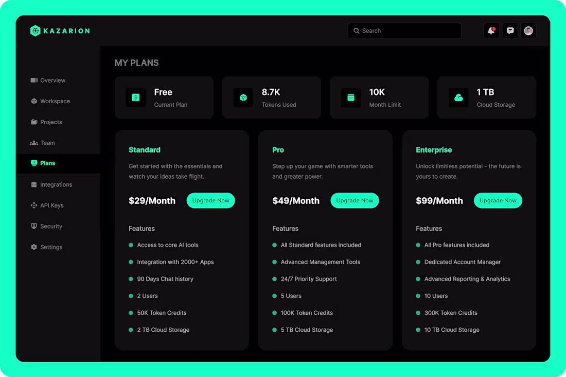Cover image for Redefining my design skills with the dark theme for the Kaza...