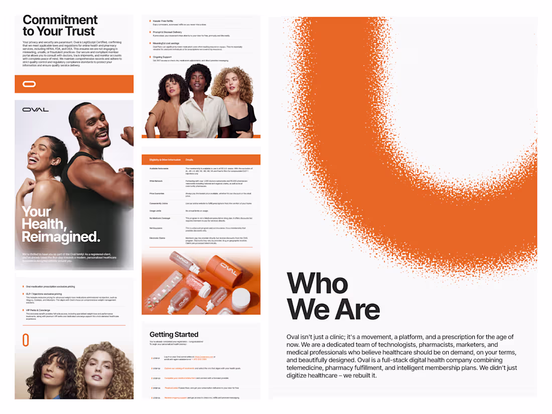 Cover image for Innovative Oval Brochure Design: Clarity and Impact in Healt...