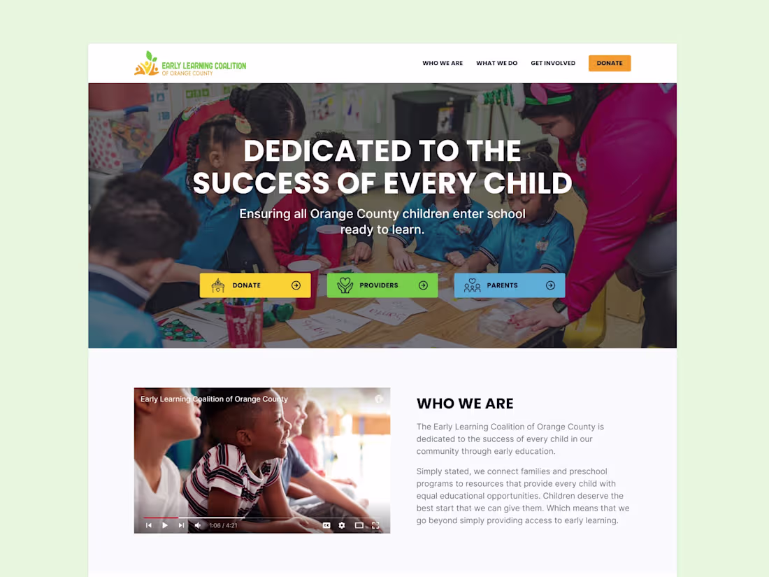 Cover image for Early Learning Coalition