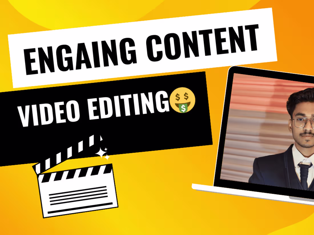 Cover image for VIDEO EDITING :- ENGAGING VIDEOS.