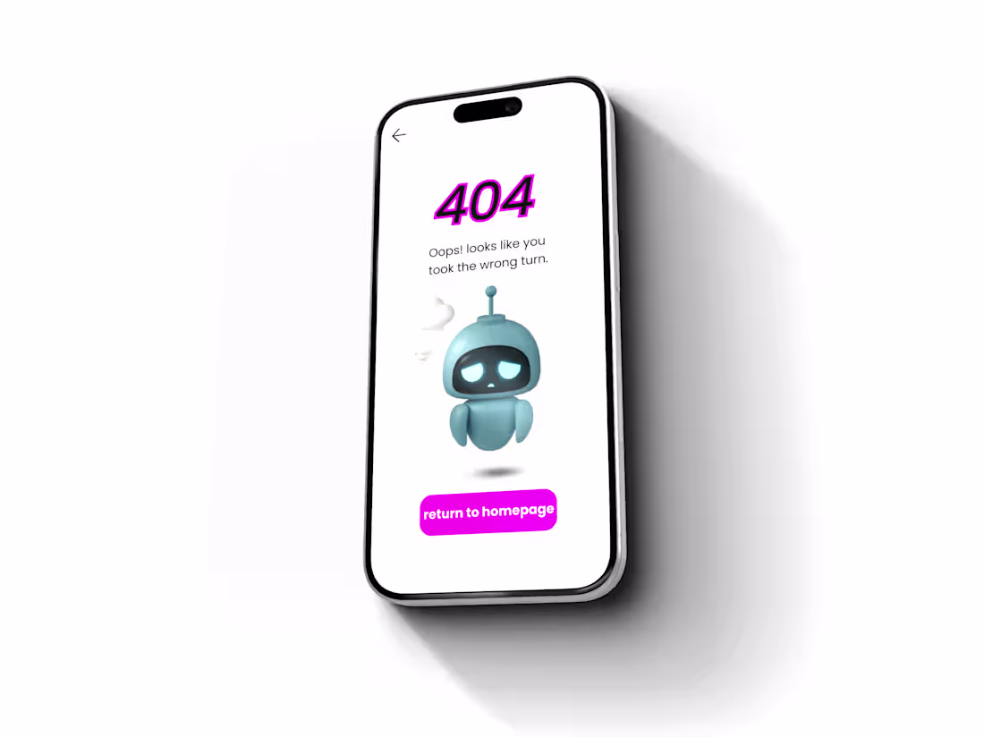 Cover image for 404 error page