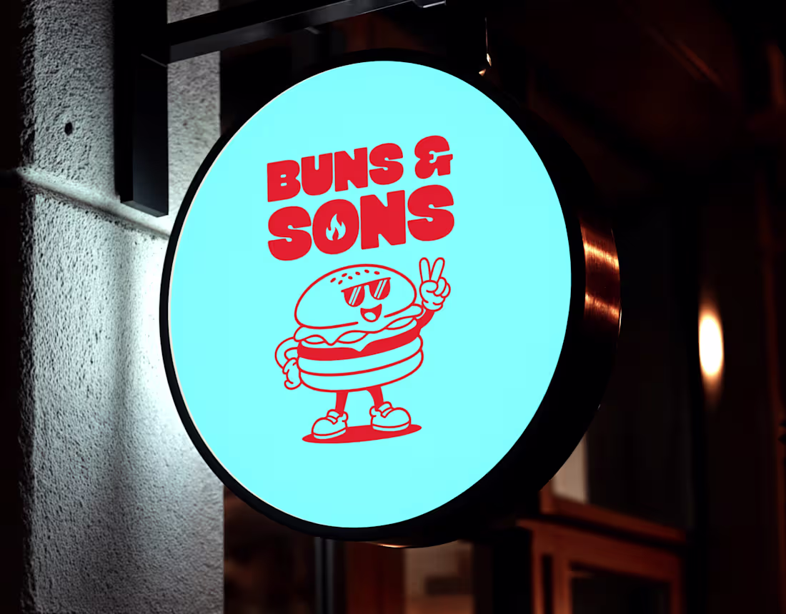 Cover image for Buns & Sons Brand Identity and Packaging