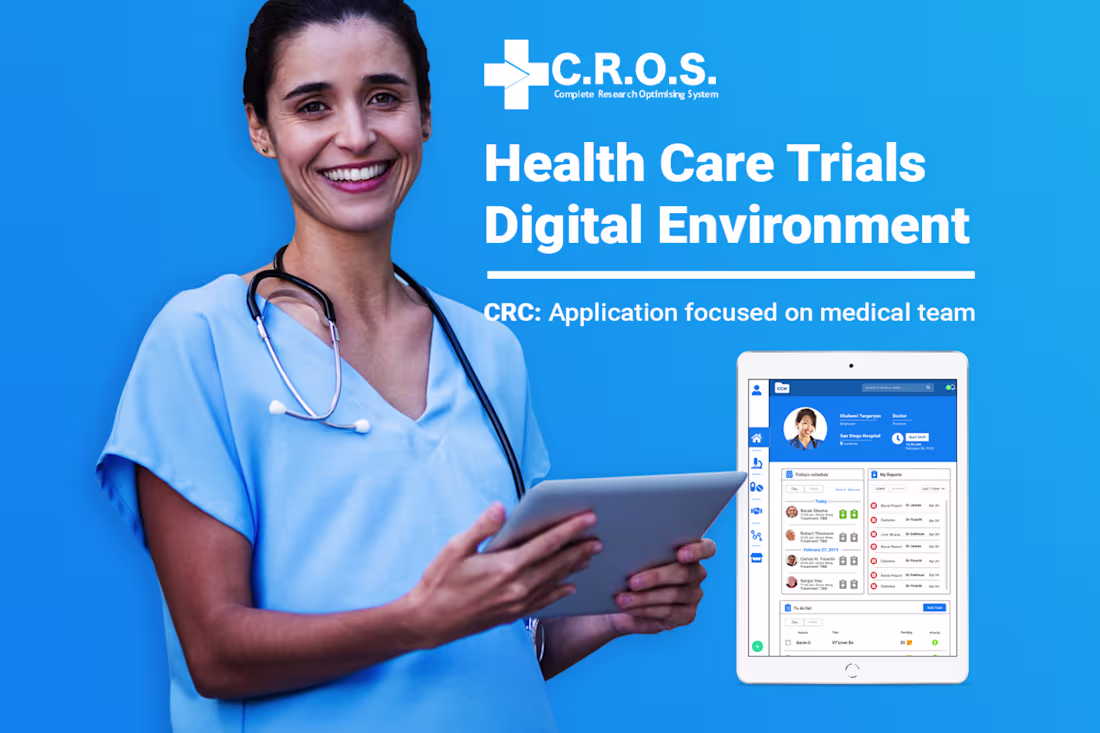 Cover image for Health Care Trials Digital Enviroment | CRC